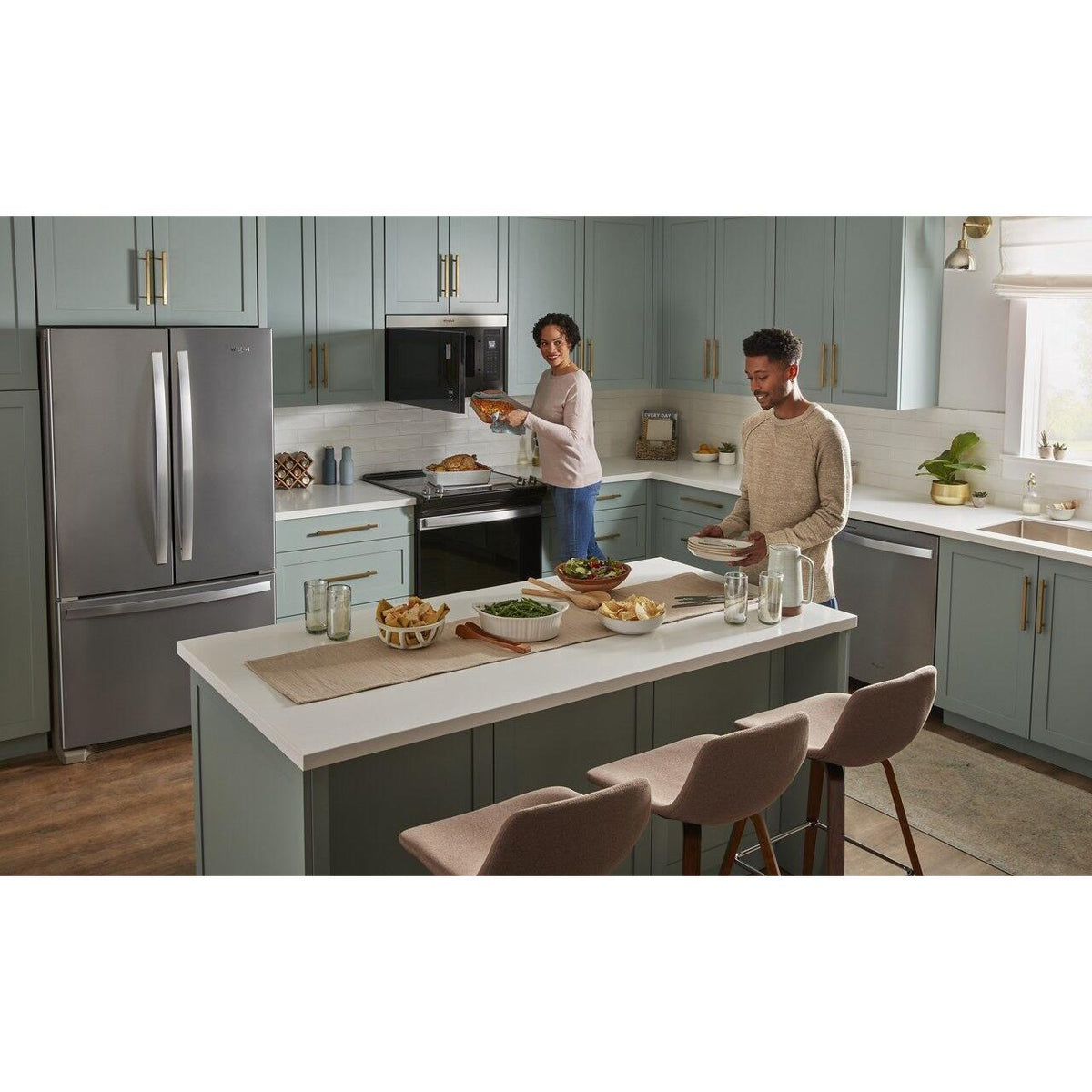 Whirlpool 30-inch, 1.1 cu. ft. Over-the-Range Microwave Oven YWMMF5930PV IMAGE 18