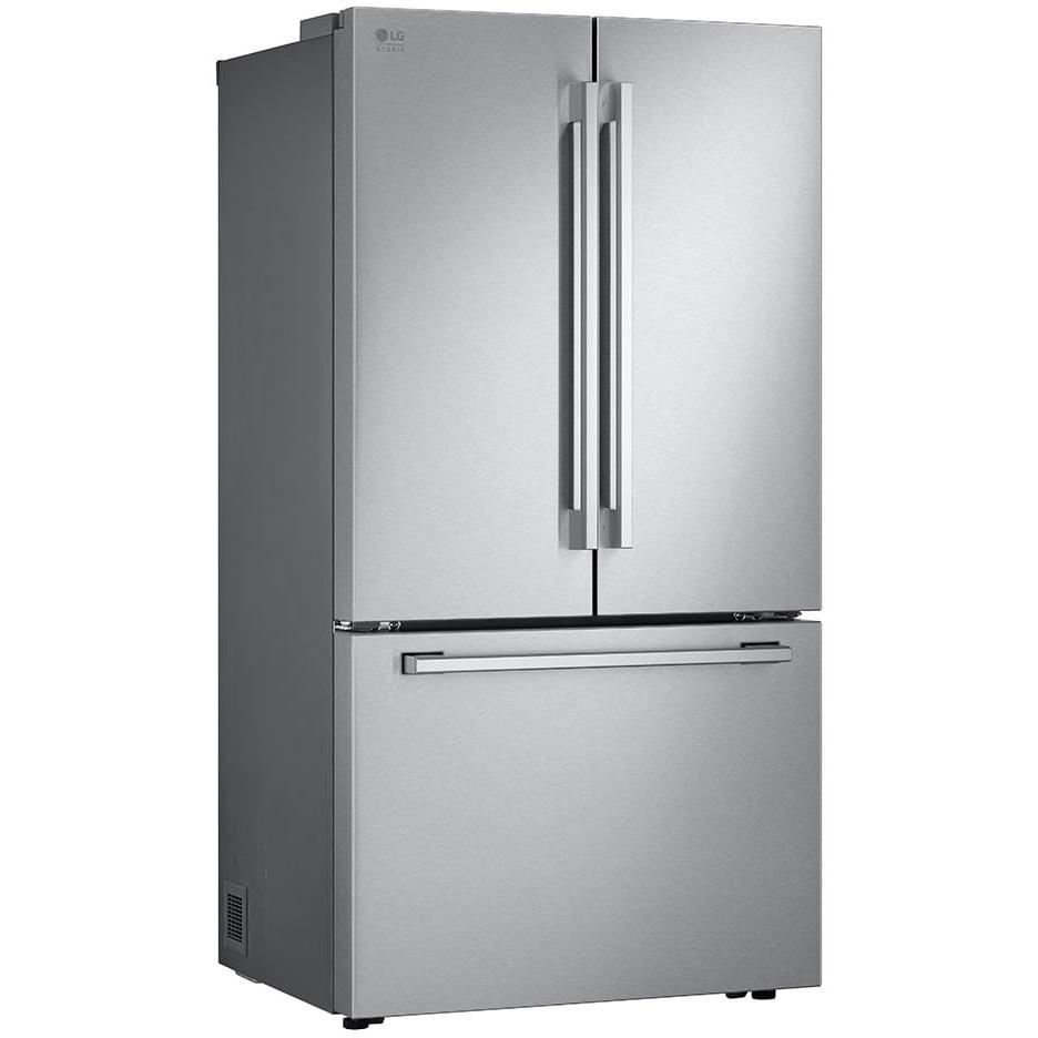 LG STUDIO Studio 36-inch, 26.5 cu.ft. Counter-Depth French 3-Door Refrigerator with ThinQ® Technology SRFB27S3 IMAGE 2