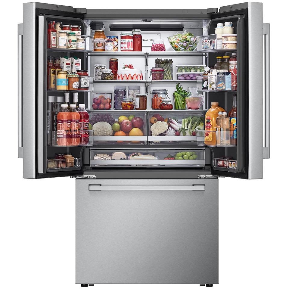 LG STUDIO Studio 36-inch, 26.5 cu.ft. Counter-Depth French 3-Door Refrigerator with ThinQ® Technology SRFB27S3 IMAGE 6