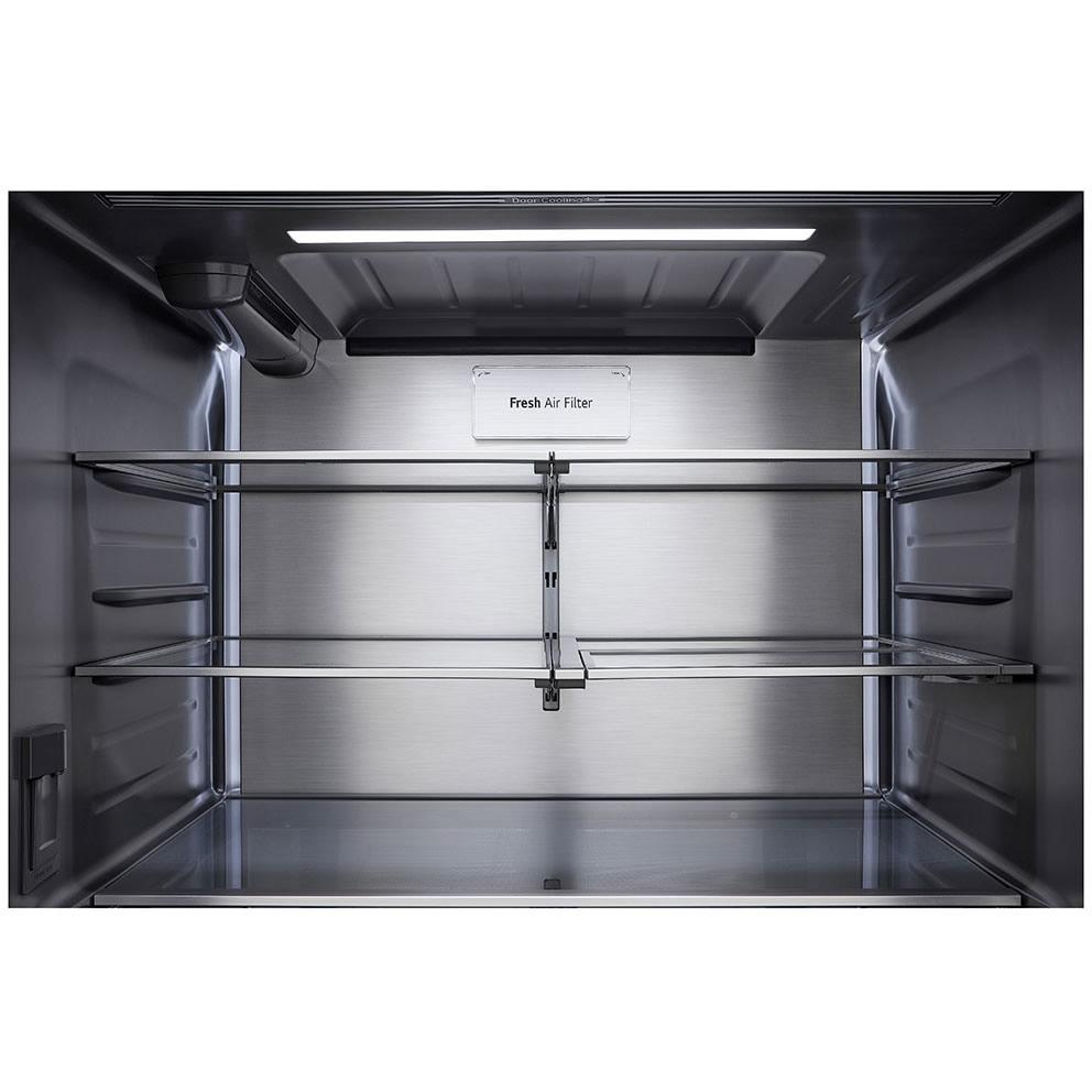LG STUDIO Studio 36-inch, 26.5 cu.ft. Counter-Depth French 3-Door Refrigerator with ThinQ® Technology SRFB27S3 IMAGE 9