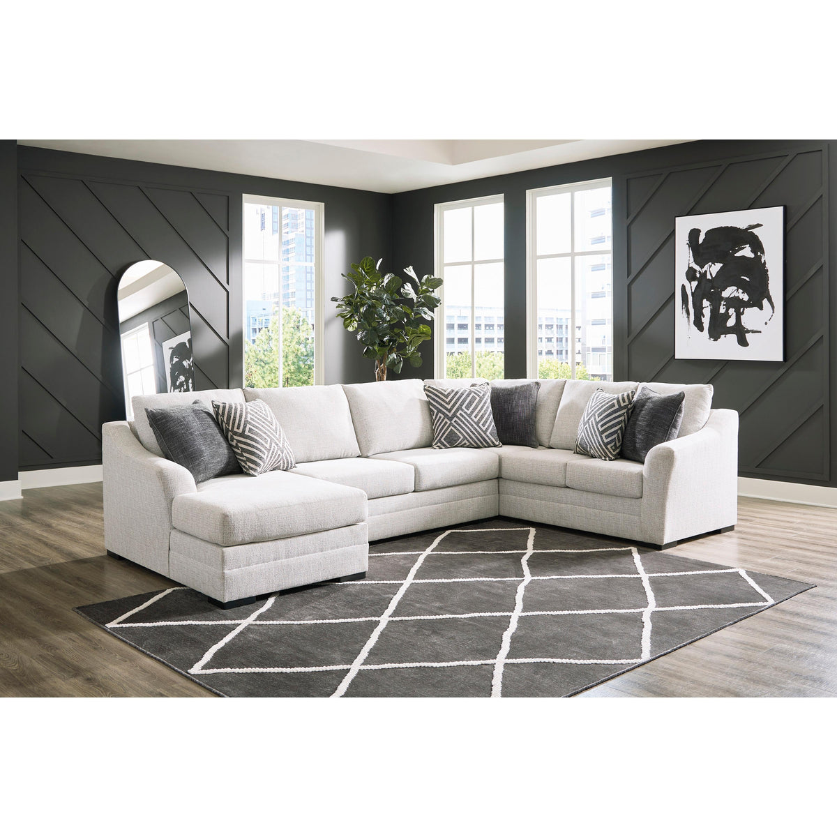 Benchcraft Koralynn 54102S1 3 pc Sectional with Chaise IMAGE 3