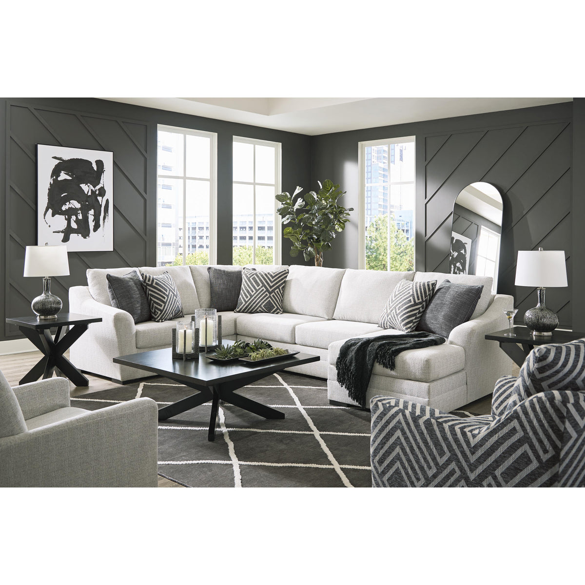 Benchcraft Koralynn 54102S2 3 pc Sectional with Chaise IMAGE 6