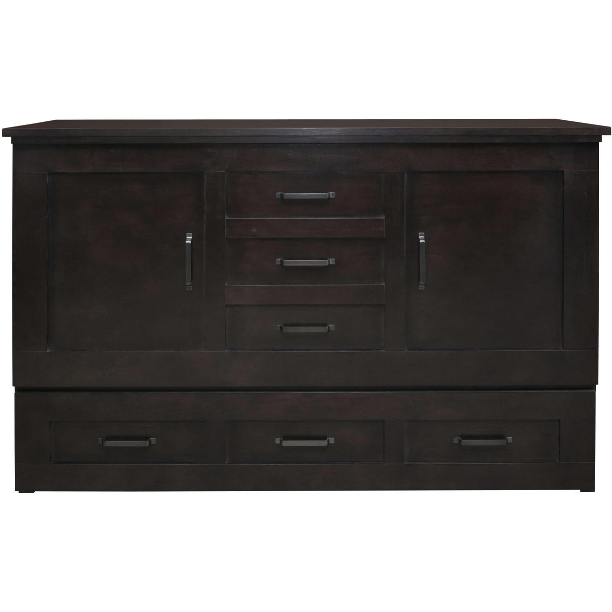 Cabinet Bed Harrison Queen Cabinet Bed - Shadow Black IMAGE 1