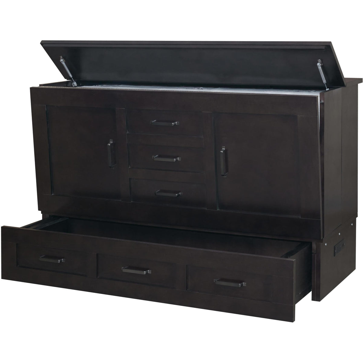 Cabinet Bed Harrison Queen Cabinet Bed - Shadow Black IMAGE 8
