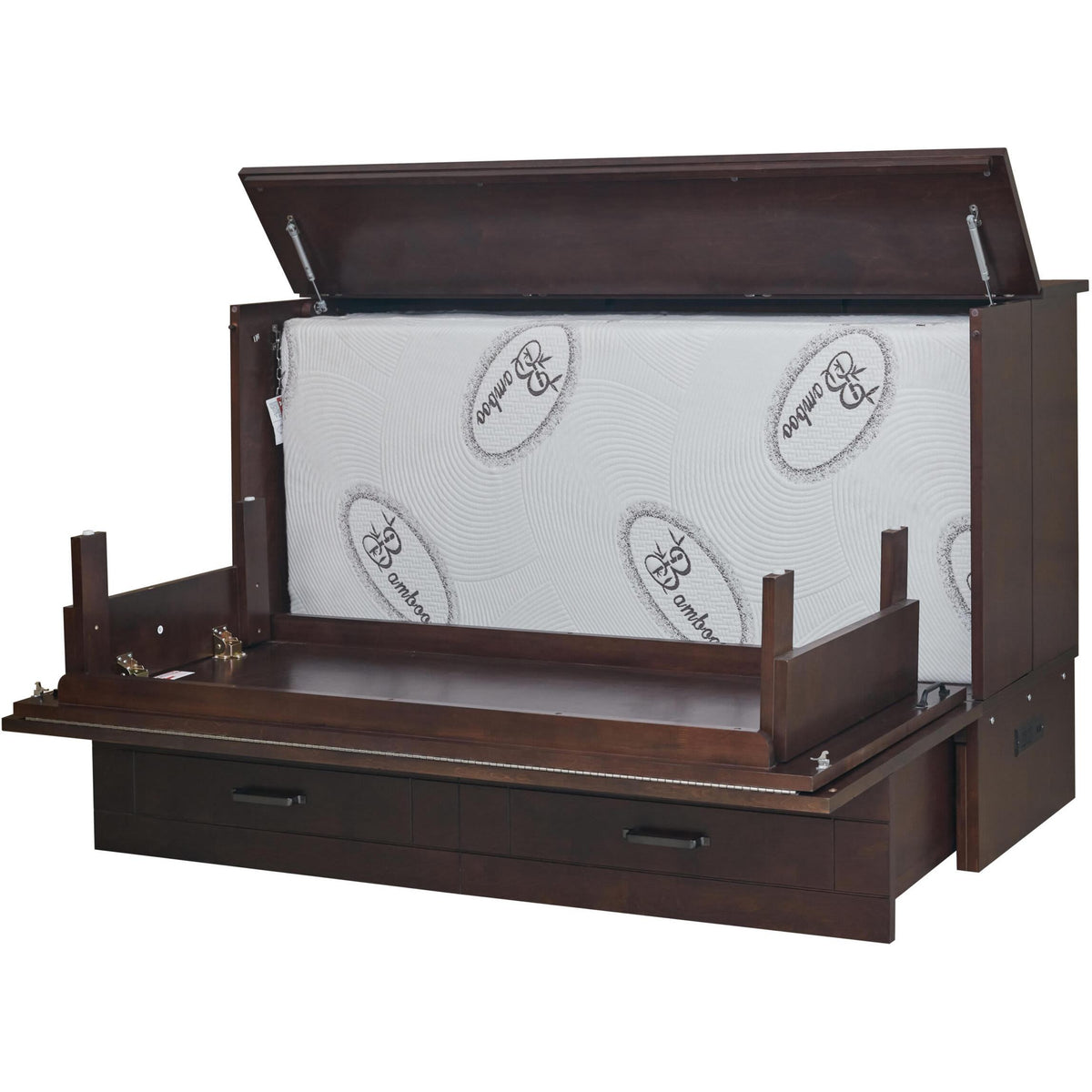 Cabinet Bed Aztec Queen Cabinet Bed - Espresso IMAGE 4