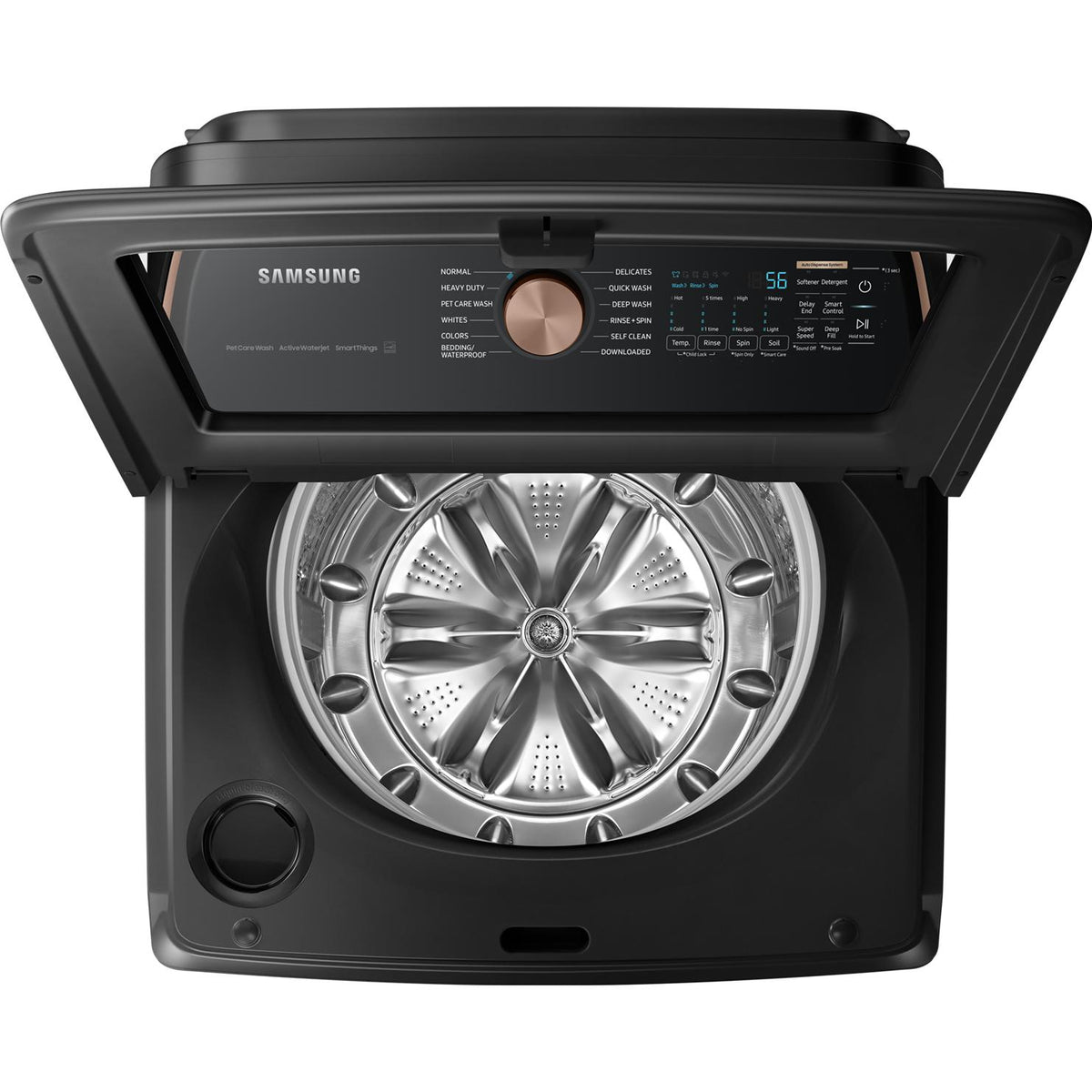 Samsung 6.2 cu. ft. Top Loading Washer with Pet Care Solution and Auto Dispenser WA54CG7550AVA4 IMAGE 2