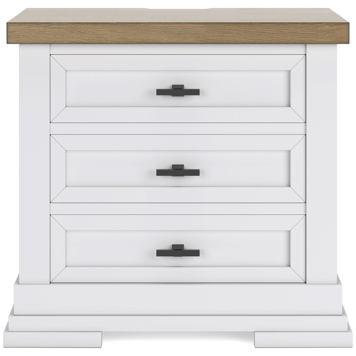 Benchcraft Ashbryn B844-93 Three Drawer Night Stand IMAGE 3
