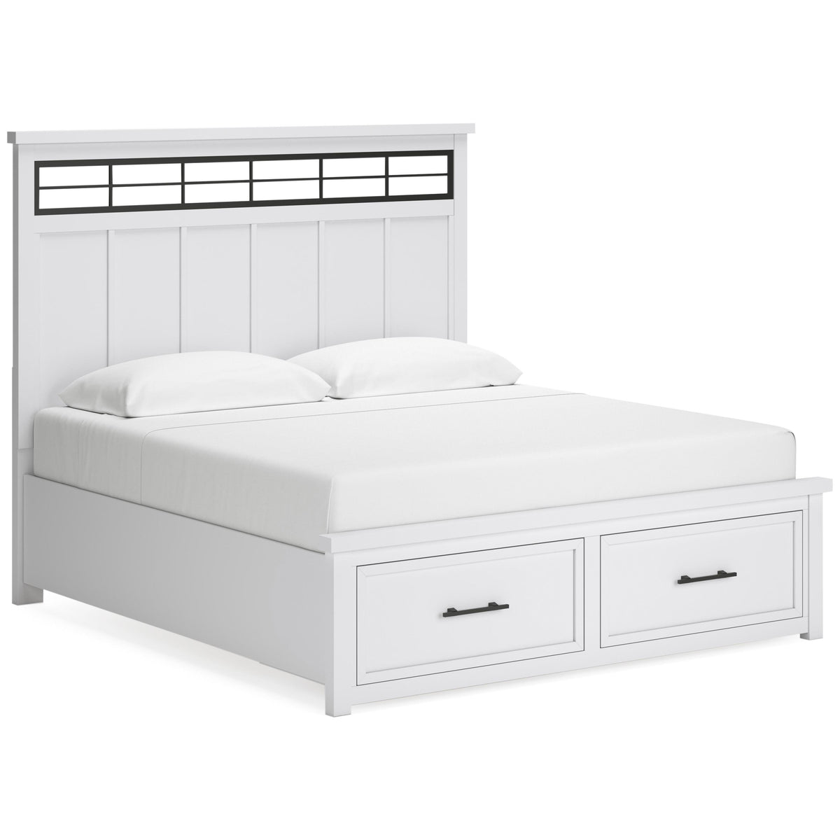Benchcraft Ashbryn B844B4 King Panel Storage Bed IMAGE 1