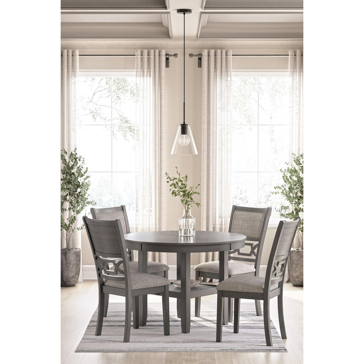Signature Design by Ashley Wrenning D425-225 Dining Room Table Set IMAGE 3