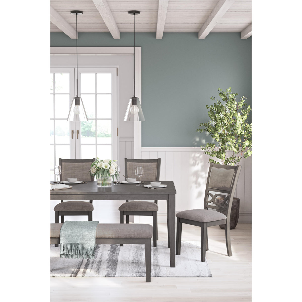 Signature Design by Ashley Wrenning D425-325 Dining Room Table Set IMAGE 5