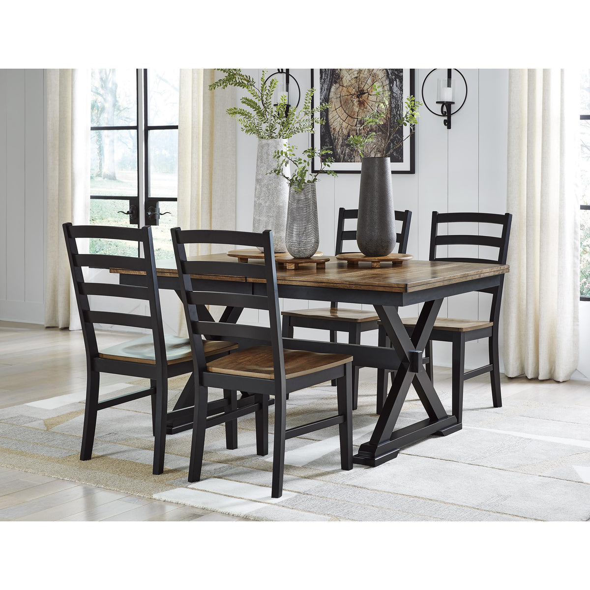 Signature Design by Ashley Wildenauer D634-35 Rectangular Dining Room Extension Table IMAGE 12