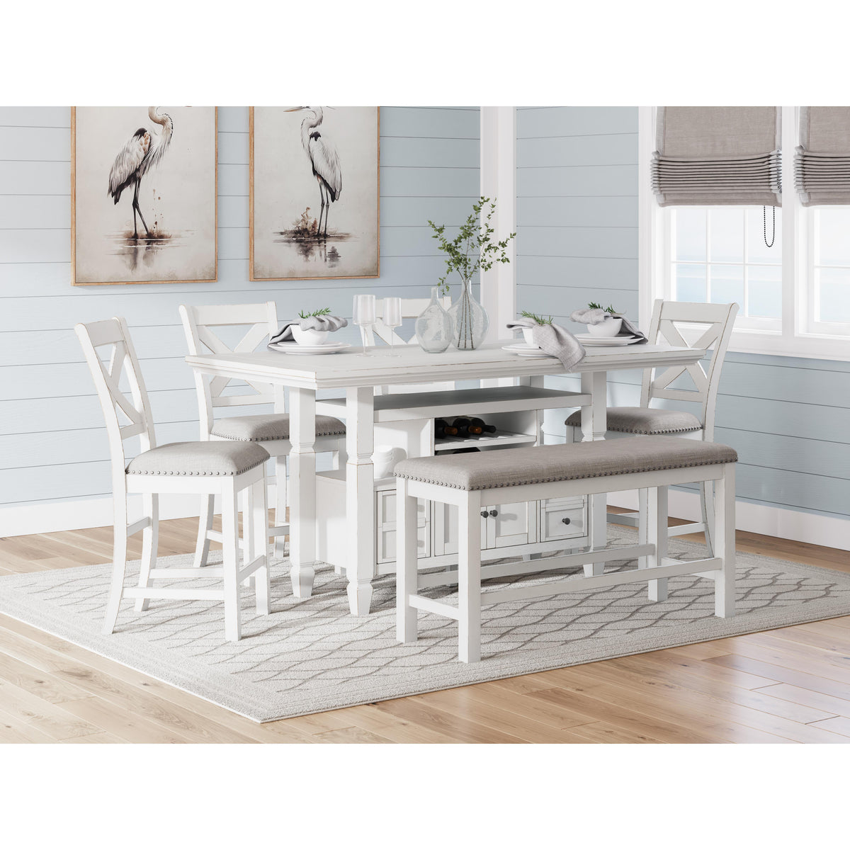 Signature Design by Ashley Robbinsdale D642-09 Double Counter Upholstered Bench IMAGE 11