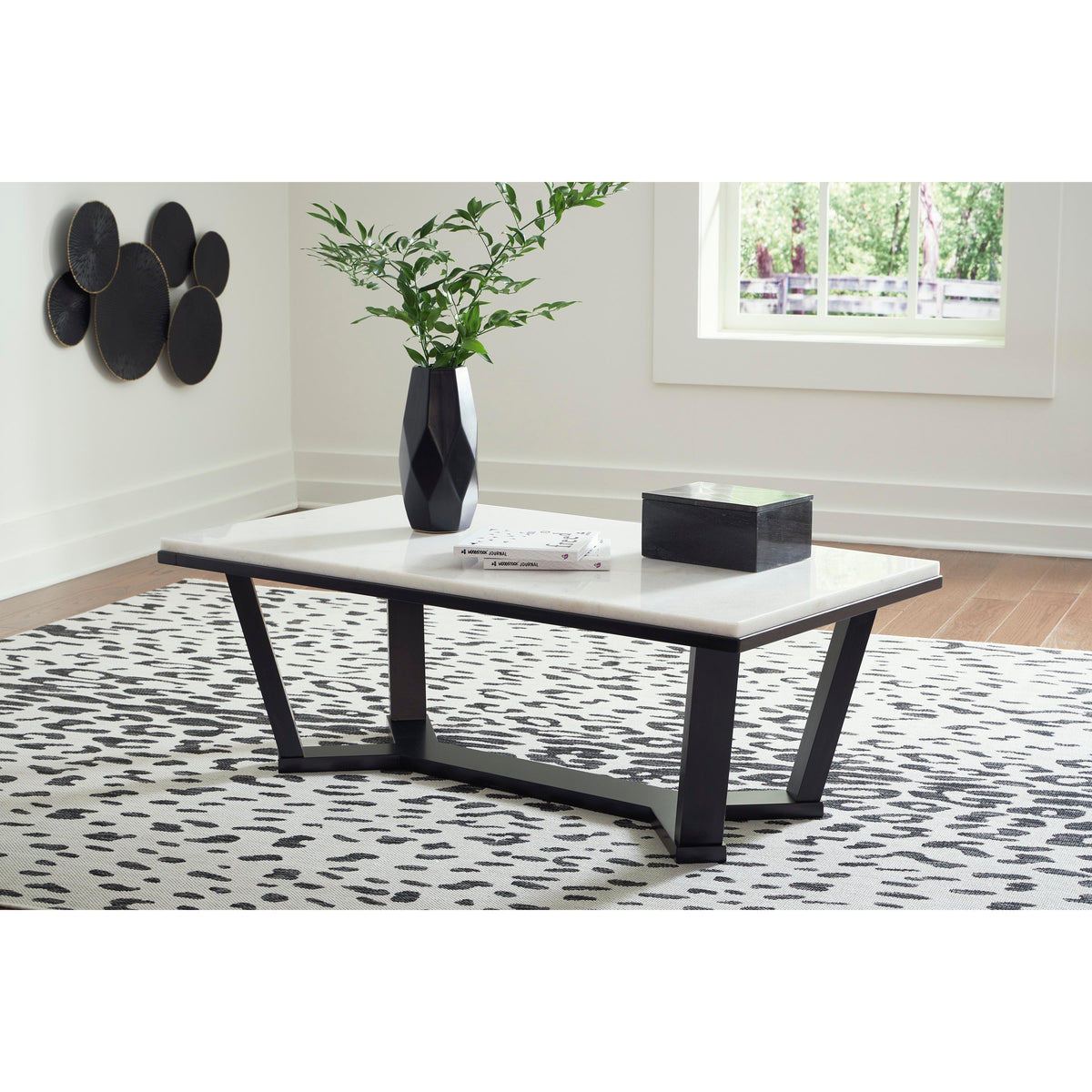 Signature Design by Ashley Fostead T770T1 Coffee Table and 2 Ends IMAGE 2