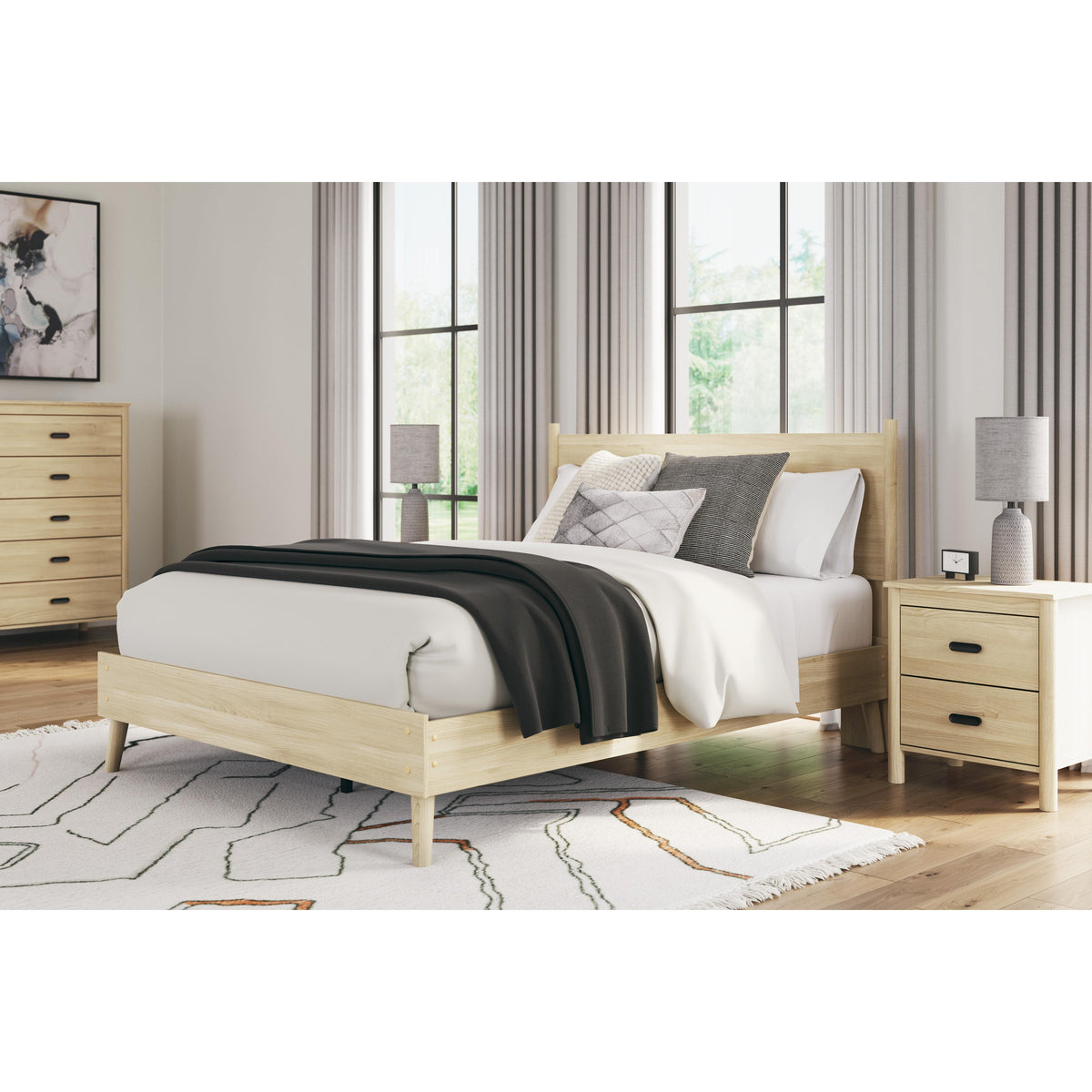 Signature Design by Ashley Cabinella EB2444B2 Queen Platform Panel Bed IMAGE 8