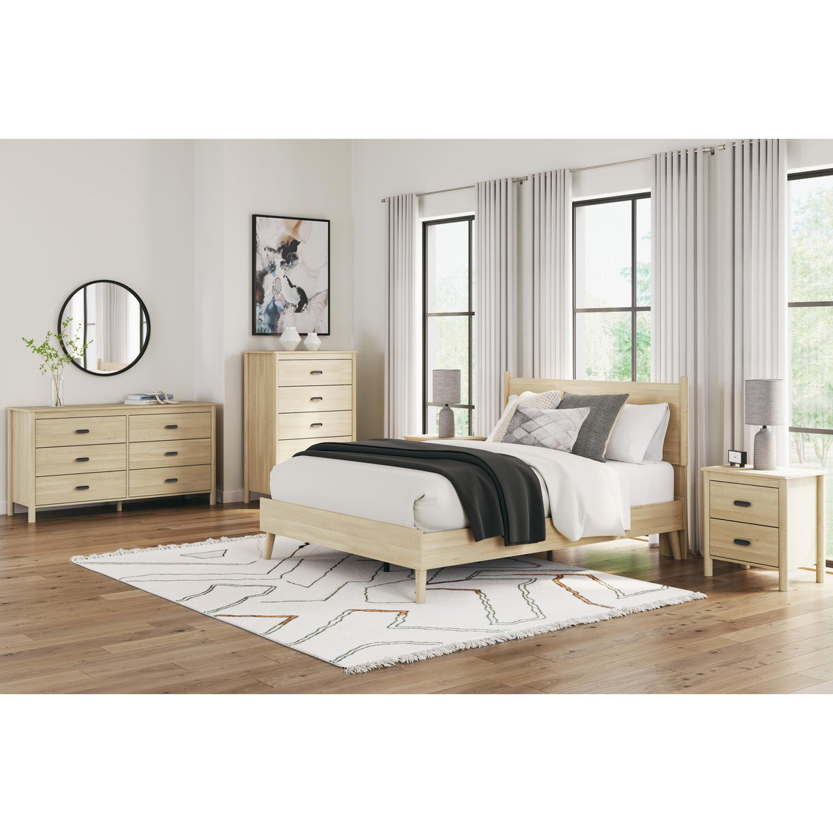 Signature Design by Ashley Cabinella EB2444B2 Queen Platform Panel Bed IMAGE 9