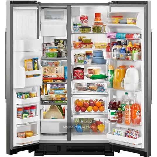 Maytag 36 in. 25 cu. ft. Side-by-Side Refrigerator MRSF4036PZ IMAGE 2
