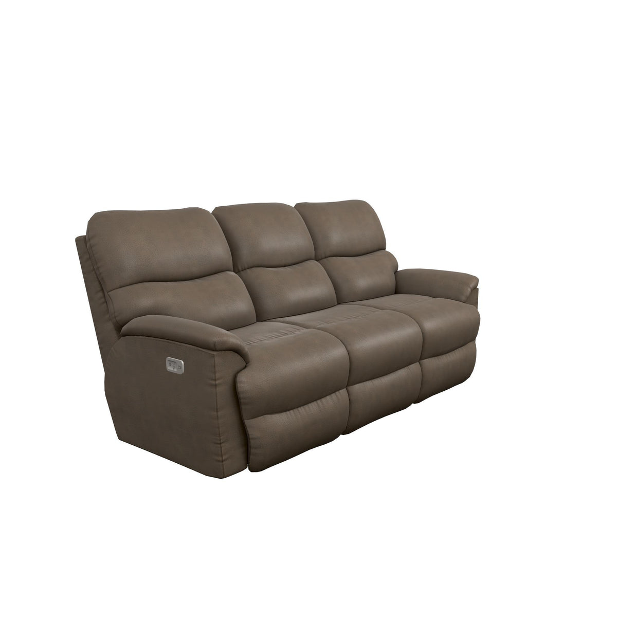 La-Z-Boy Trouper Power Reclining Sofa w/ Headrest - Mink IMAGE 1