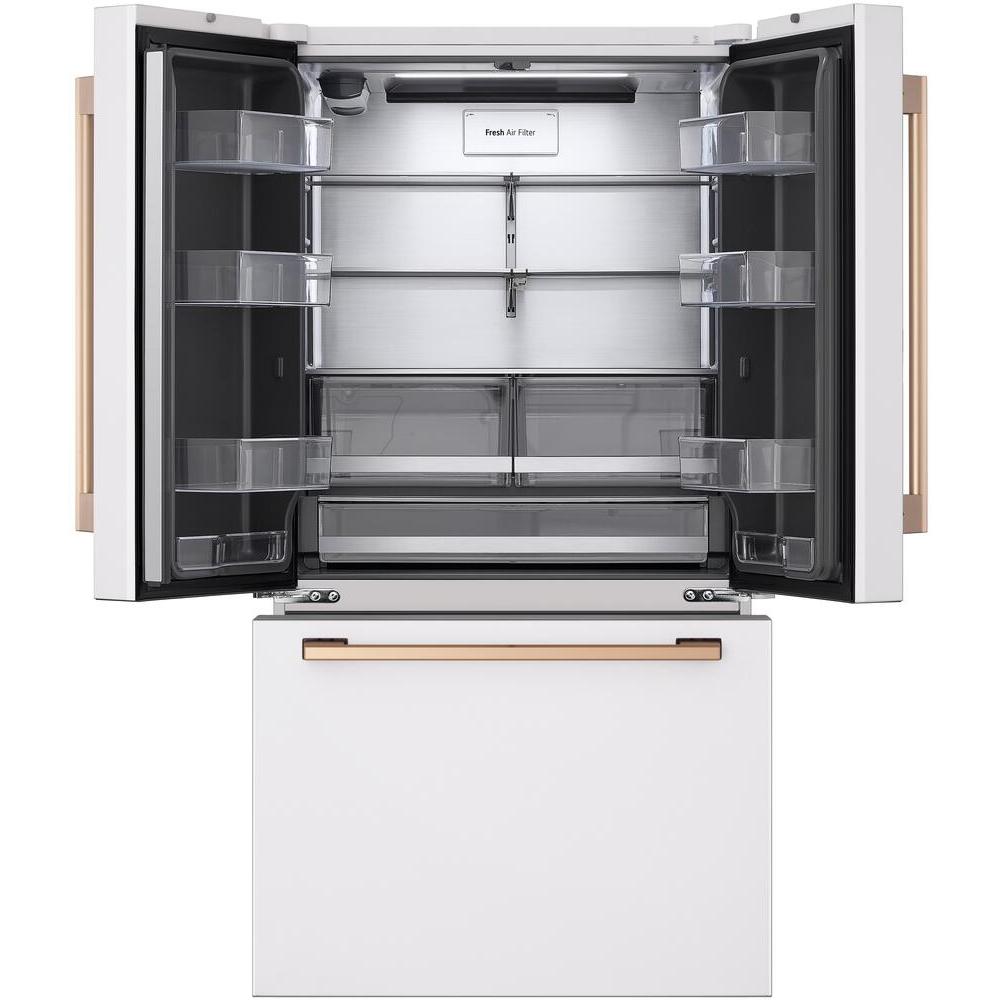 LG STUDIO Studio 36-inch, 26.5 cu. ft. Counter-Depth French 3-Door Refrigerator with ThinQ® Technology SRFB27W3 IMAGE 3