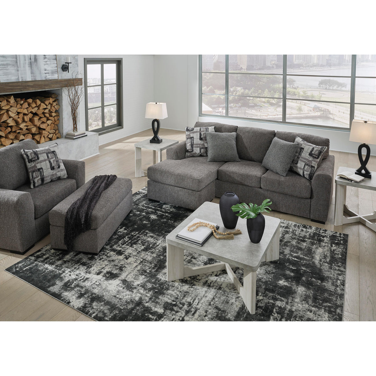 Signature Design by Ashley Gardiner 5240418 Sofa Chaise IMAGE 8