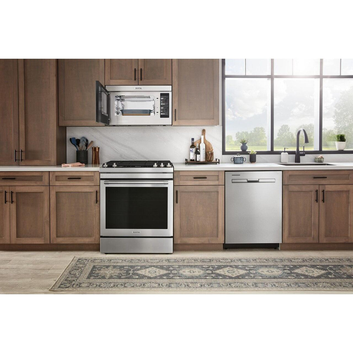 Maytag 30-inch, 1.1 cu. ft. Over-the-Range Microwave Toaster Oven YMMMF8030PZ IMAGE 8