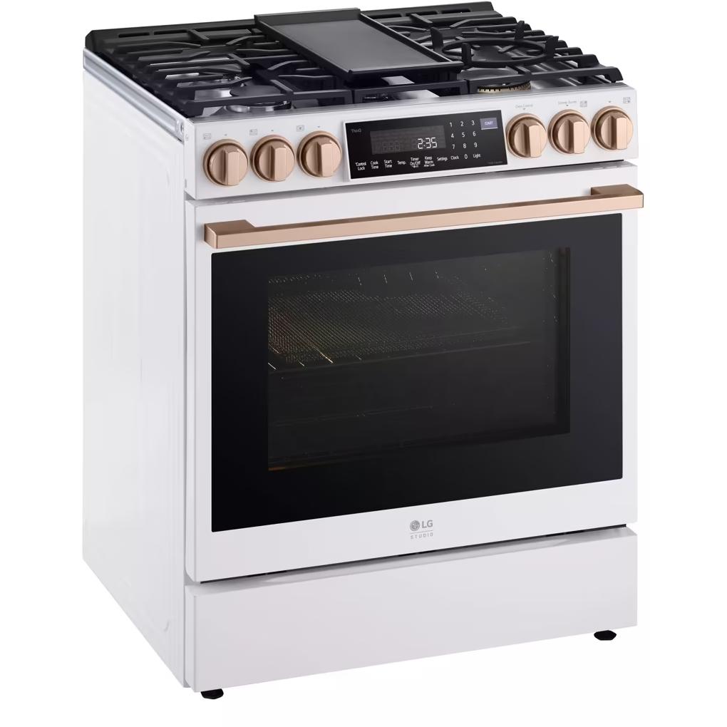 LG STUDIO Studio 30-inch Slide-in Gas Range with Convection Technology LSGS6338N IMAGE 3