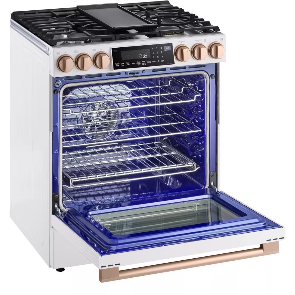 LG STUDIO Studio 30-inch Slide-in Gas Range with Convection Technology LSGS6338N IMAGE 5