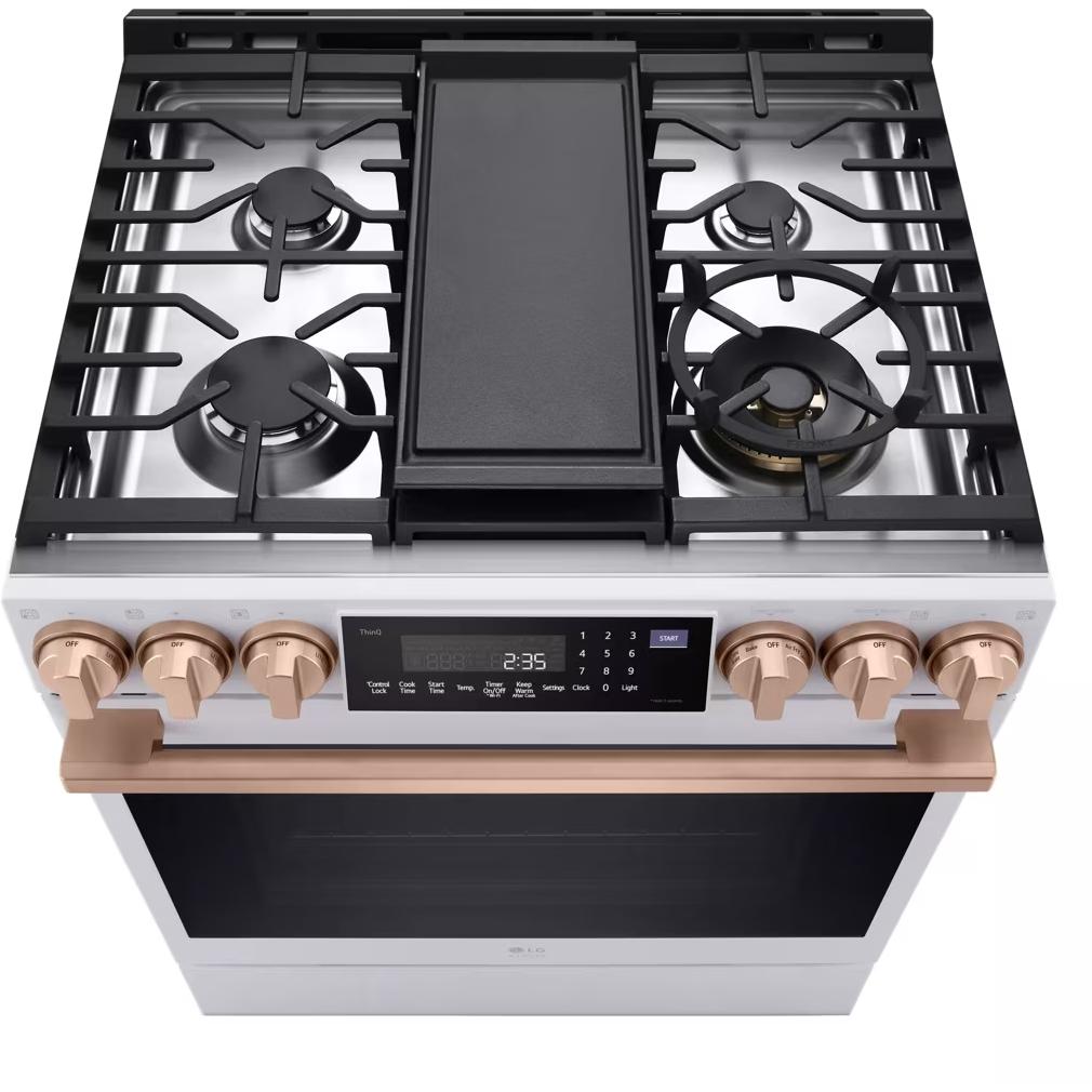 LG STUDIO Studio 30-inch Slide-in Gas Range with Convection Technology LSGS6338N IMAGE 7