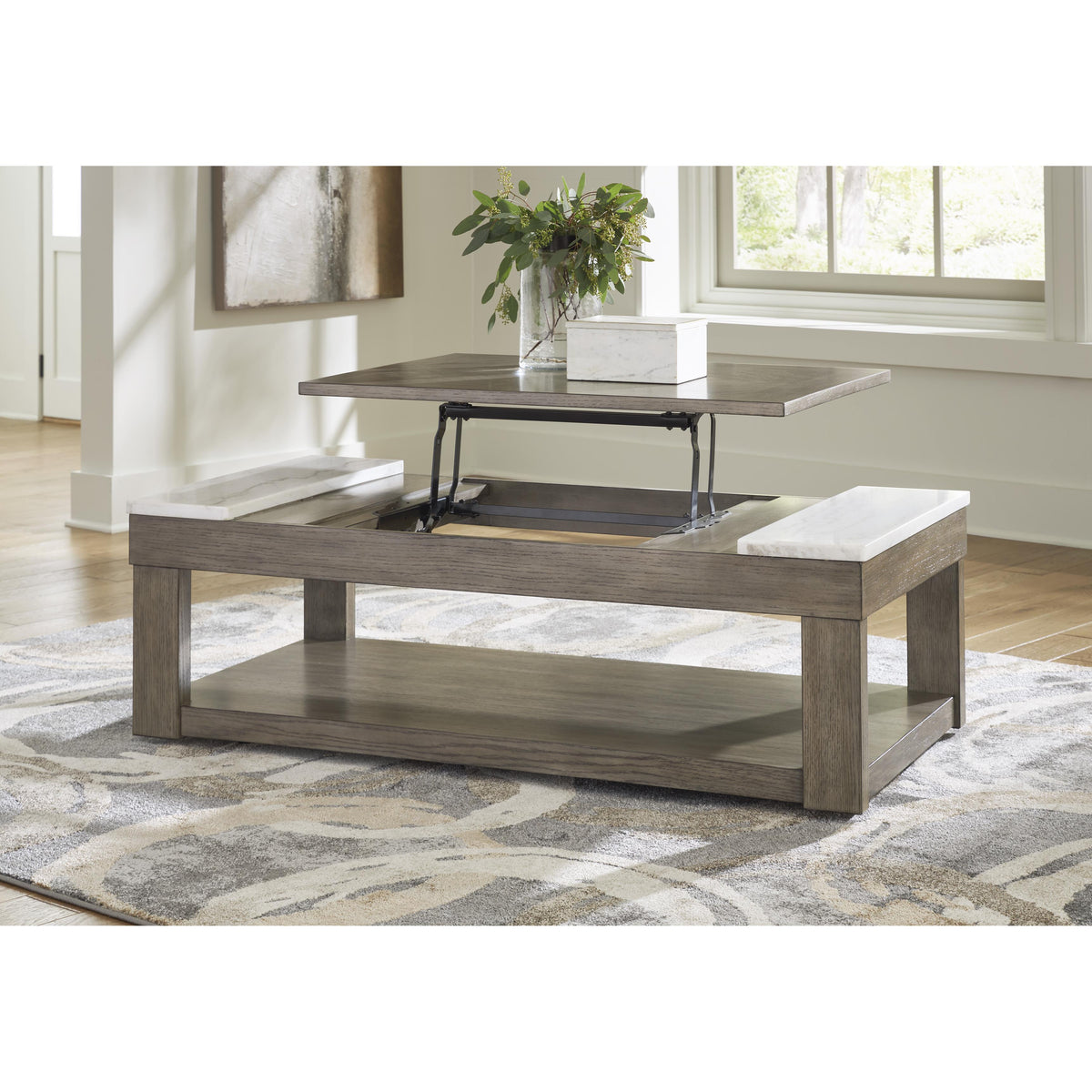Signature Design by Ashley Loyaska T854-9 Lift Top Cocktail Table IMAGE 6