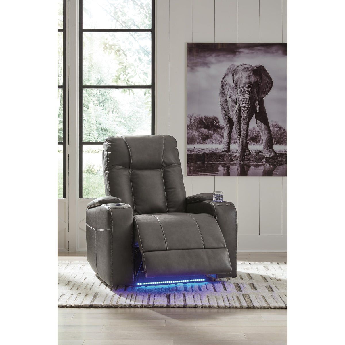 Signature Design by Ashley Feazada 6620513 Power Rocker Recliner with Adjustable Headrest IMAGE 8