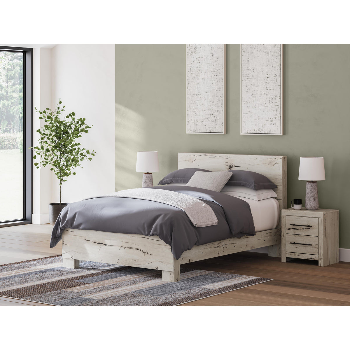 Benchcraft Lawroy B2310B2 Queen Panel Bed IMAGE 5
