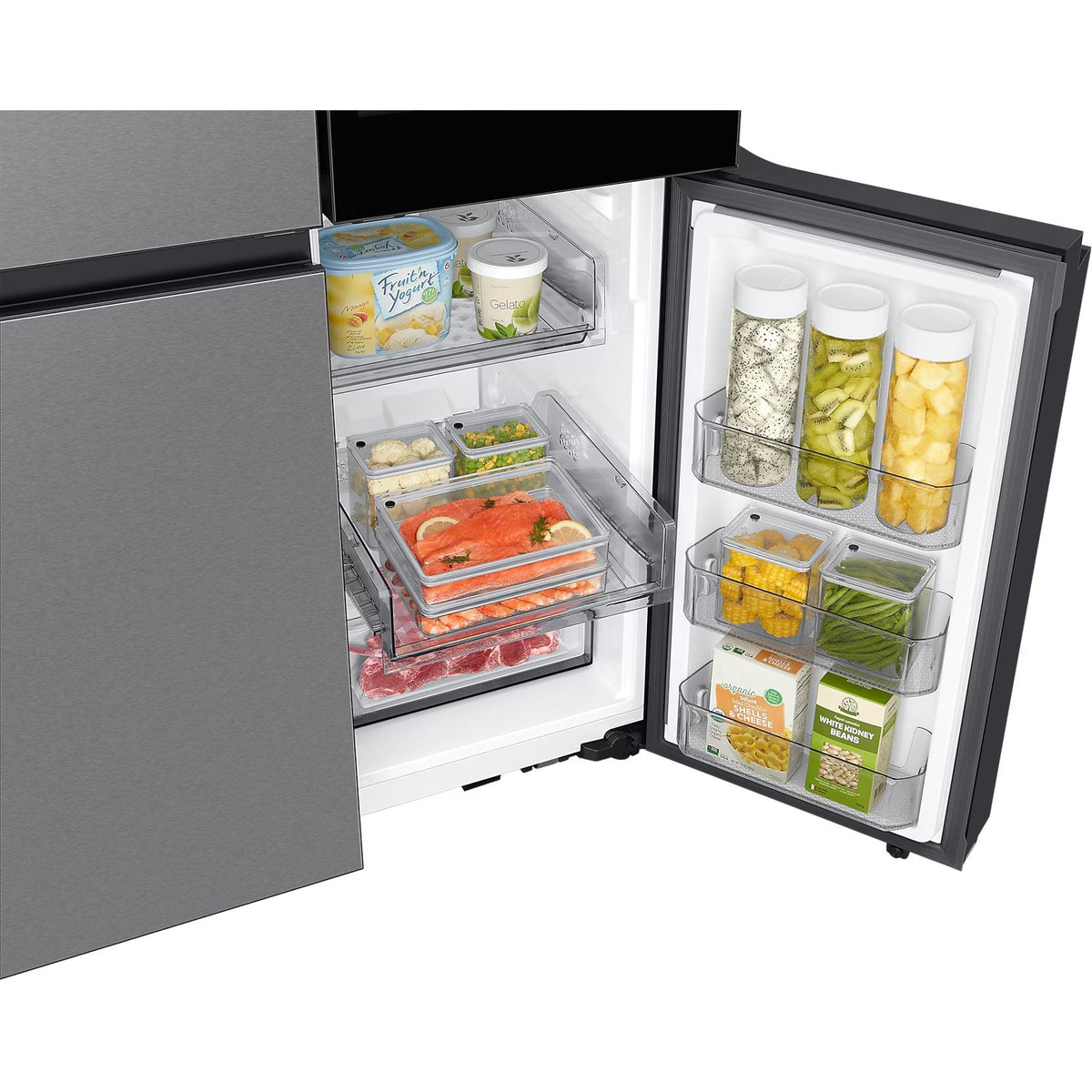 Samsung Bespoke 36-inch, 23 cu. ft 4-Door Refrigerator RF23DB9900QDAC IMAGE 9