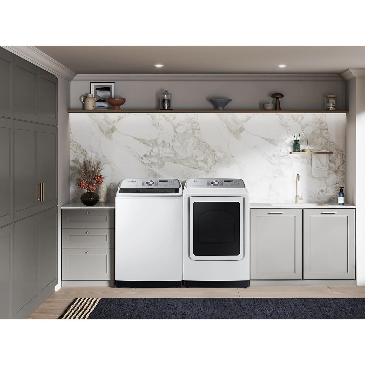 Samsung 6.0 cu.ft. 5500 Series Top Load Washer with SuperSpeed WA52DG5500AW/US IMAGE 10