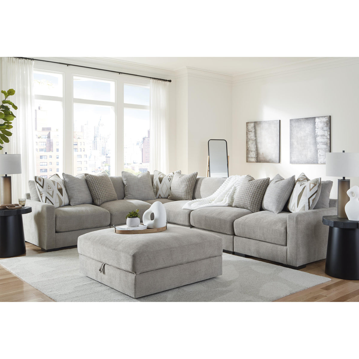 Benchcraft Aslan Court 2030511 Ottoman With Storage IMAGE 13