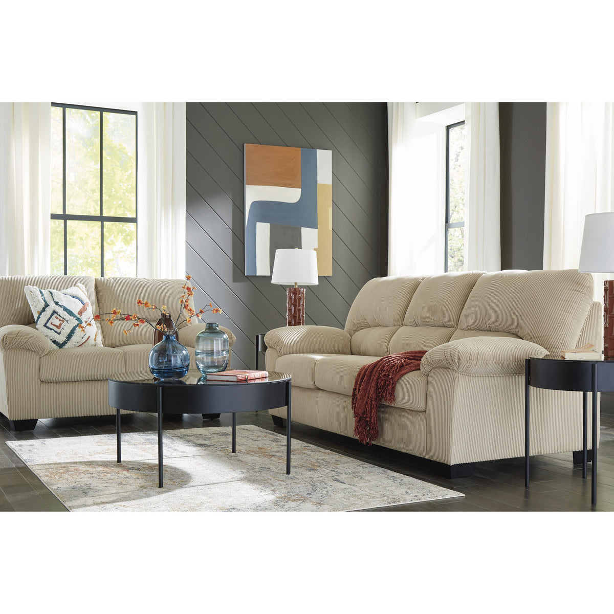 Signature Design by Ashley SimpleJoy 2420335 Loveseat IMAGE 8