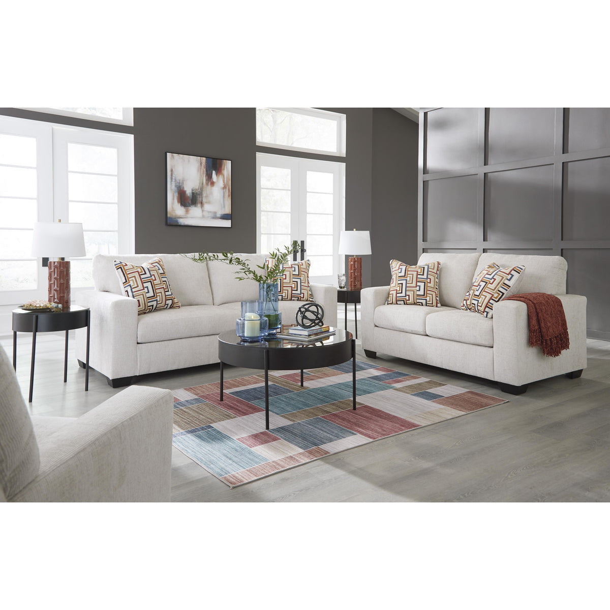 Signature Design by Ashley Aviemore 2430535 Loveseat IMAGE 8