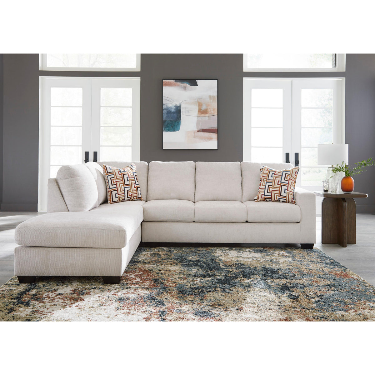 Signature Design by Ashley Aviemore 24305S1 2 pc Sectional with Chaise IMAGE 4