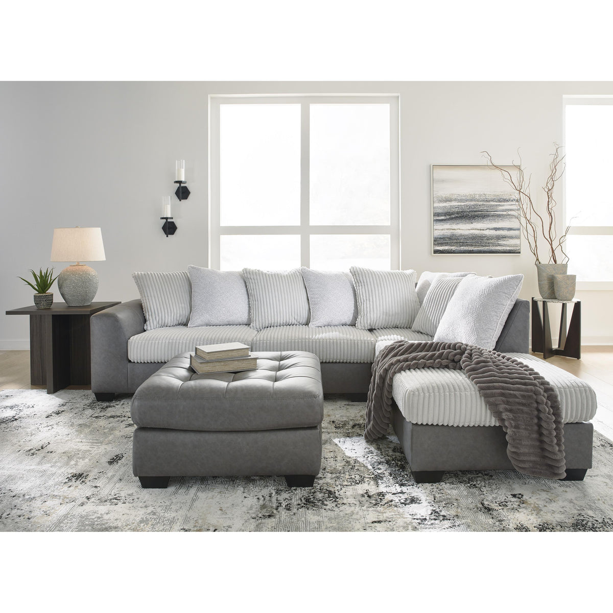 Benchcraft Clairette Court 3150308 Oversized Accent Ottoman IMAGE 6
