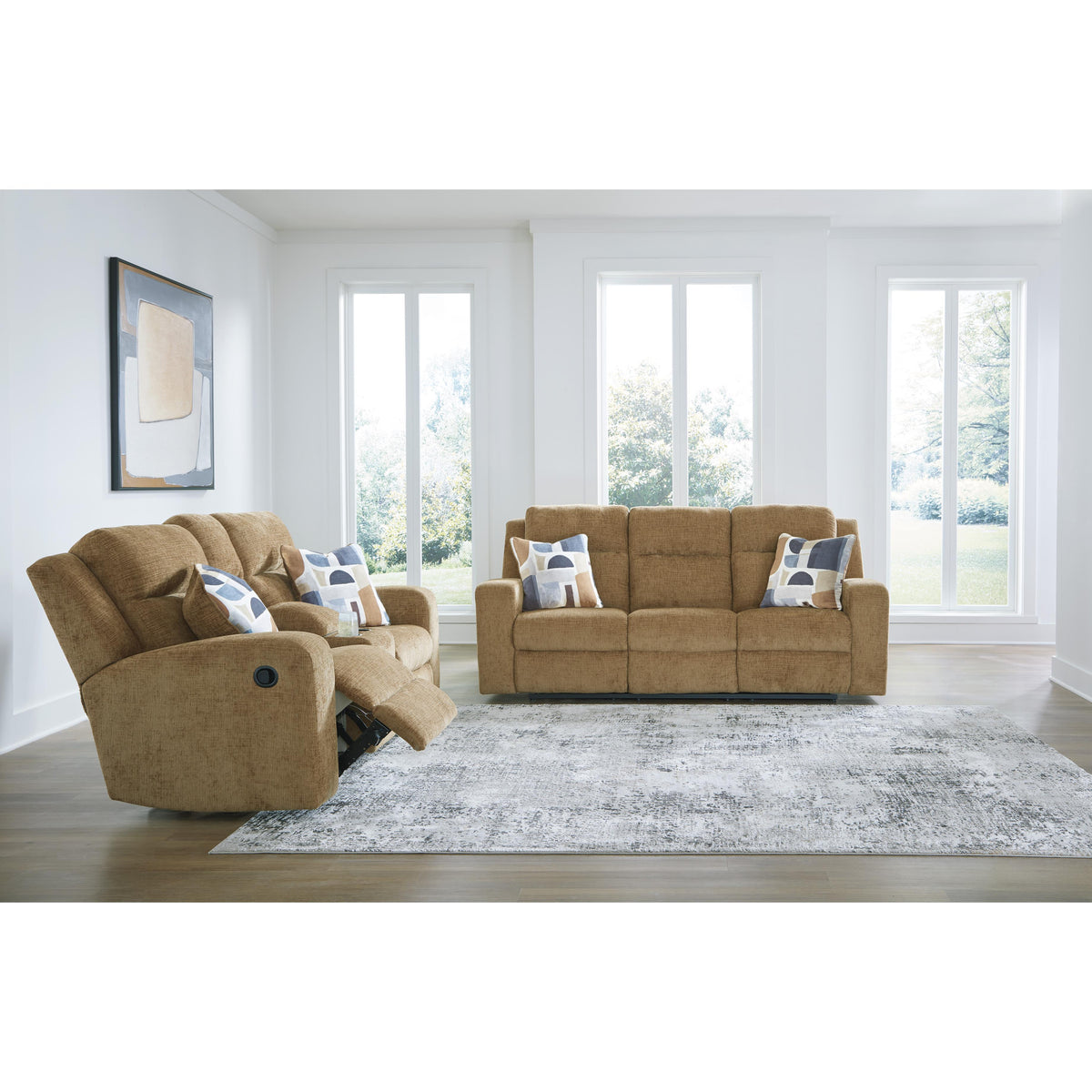 Signature Design by Ashley Kanlow 3860594 Double Reclining Loveseat with Console IMAGE 8