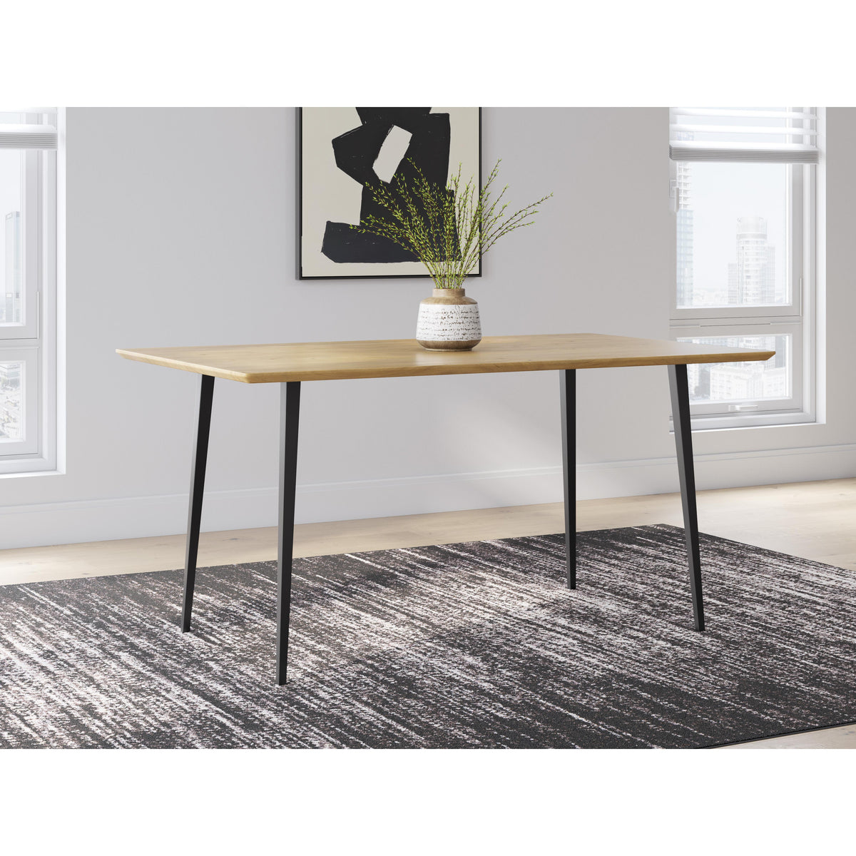 Signature Design by Ashley Gretlynn D501-25 Rectangular Dining Room Table IMAGE 5