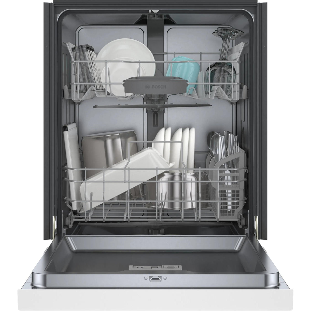 Bosch 100 Series Dishwasher with anti-fingerprint SHE41CM2N IMAGE 4