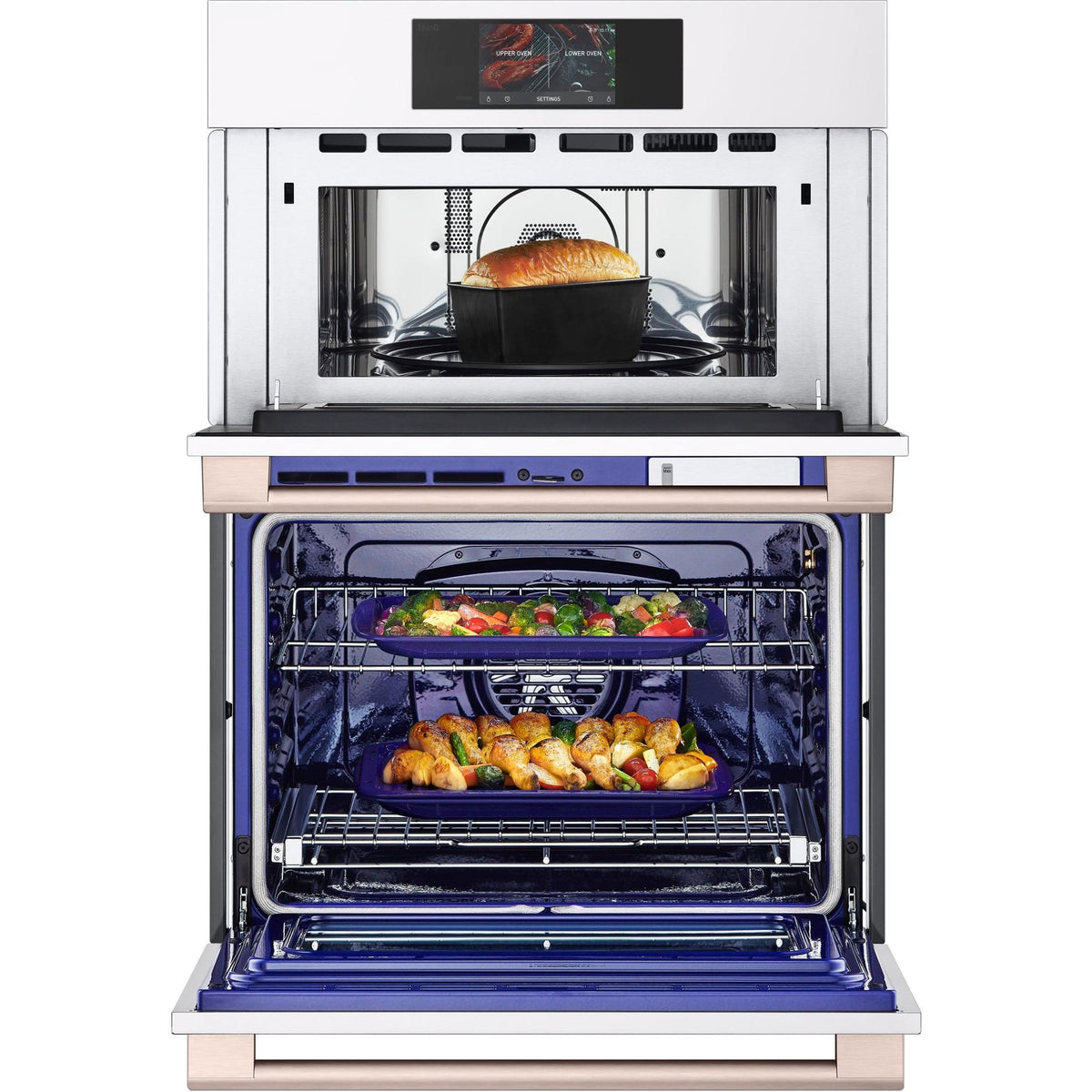 LG STUDIO Studio 30-inch, 6.4 cu.ft. Built-in Combination Oven with True Convection Technology WCES6428N IMAGE 2