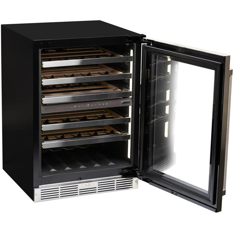 Silhouette 51-Bottle Pro Gen 3 Series Wine Cellar with Two Zones SPRWC052D3SS-P IMAGE 2
