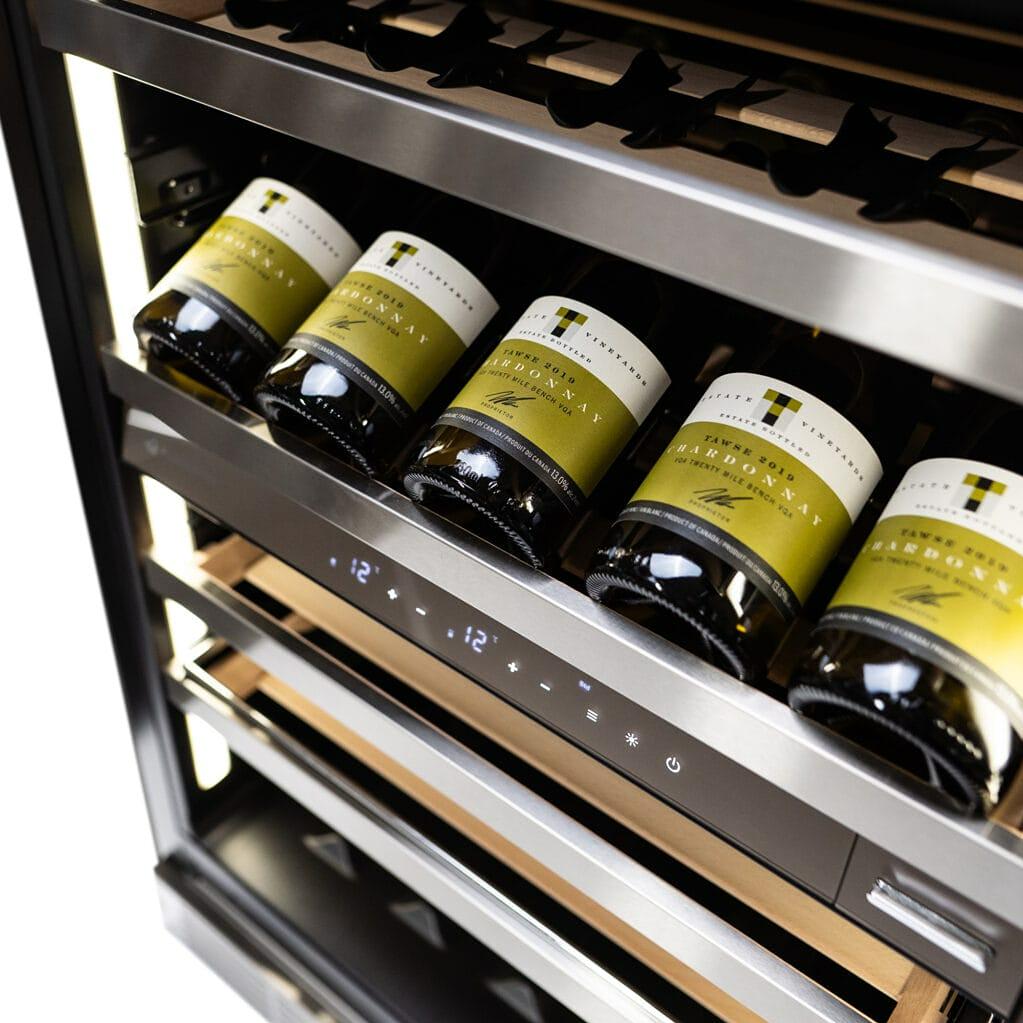 Silhouette 51-Bottle Pro Gen 3 Series Wine Cellar with Two Zones SPRWC052D3SS-P IMAGE 8