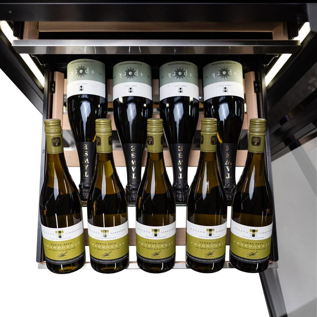Silhouette 51-Bottle Pro Gen 3 Series Wine Cellar with Two Zones SPRWC052D3SS-P IMAGE 9