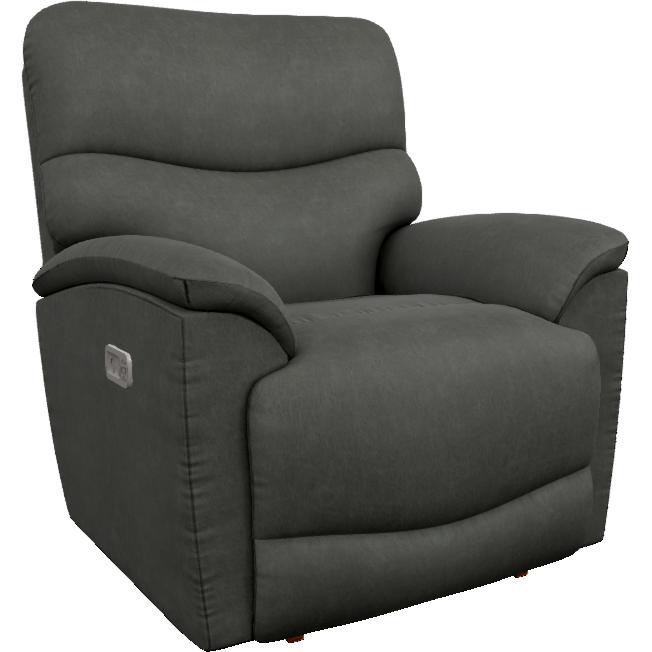 La-Z-Boy Trouper Power Rocking Recliner w/ Headrest & Lumbar - Ink IMAGE 1