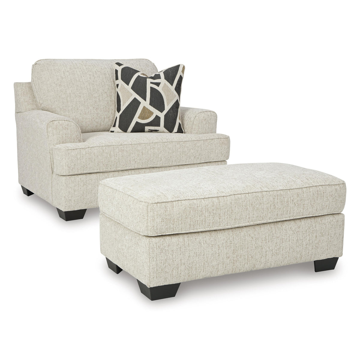Benchcraft Heartcort 44604U1 Oversized Chair and Ottoman IMAGE 1