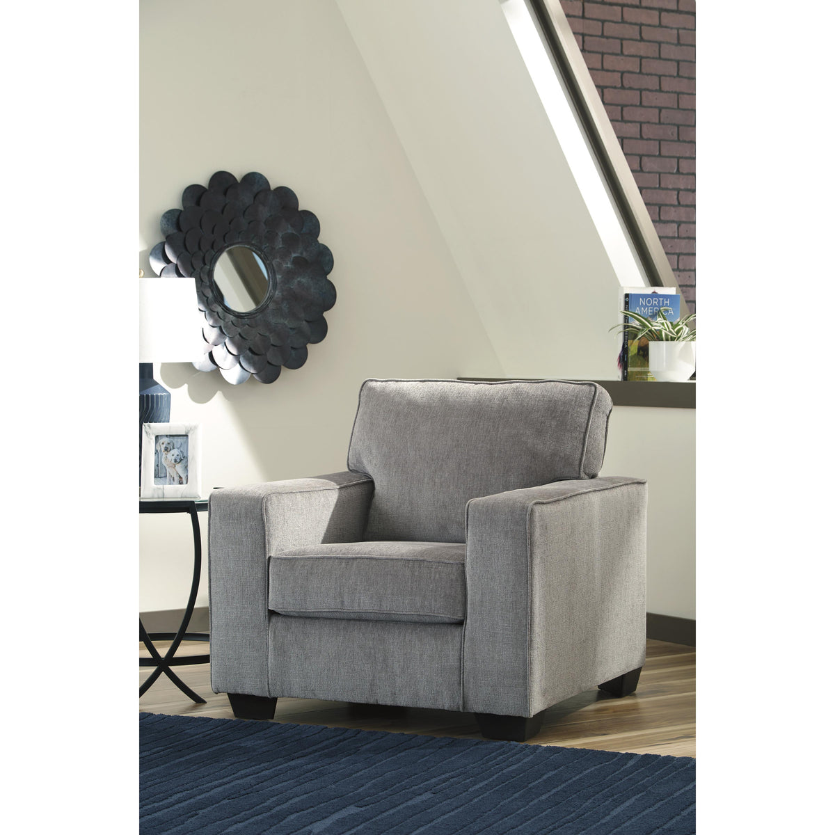 Signature Design by Ashley Altari 87214U4 Chair and Ottoman IMAGE 2