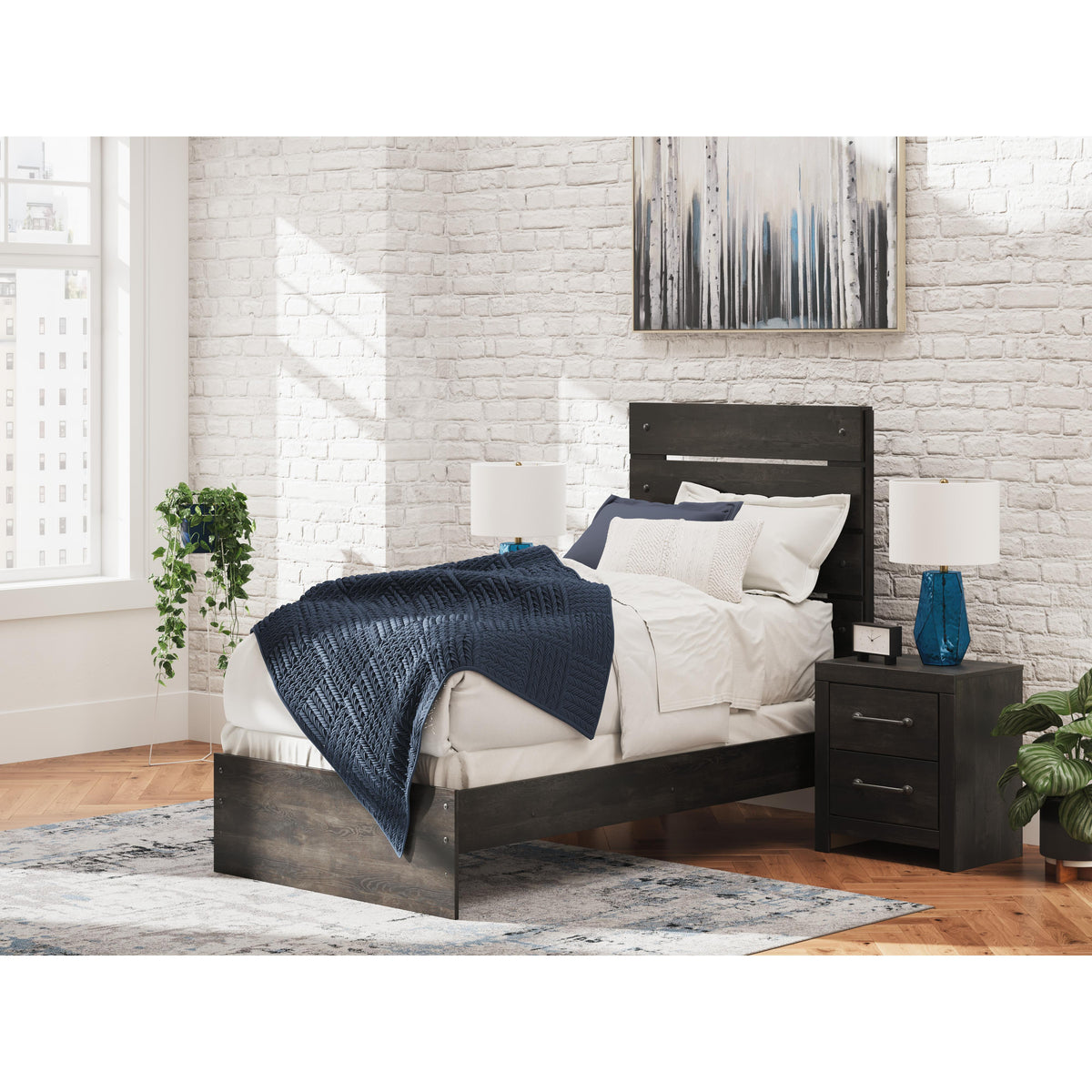Signature Design by Ashley Hollivern PCB2108B11 Twin Panel Bed IMAGE 6
