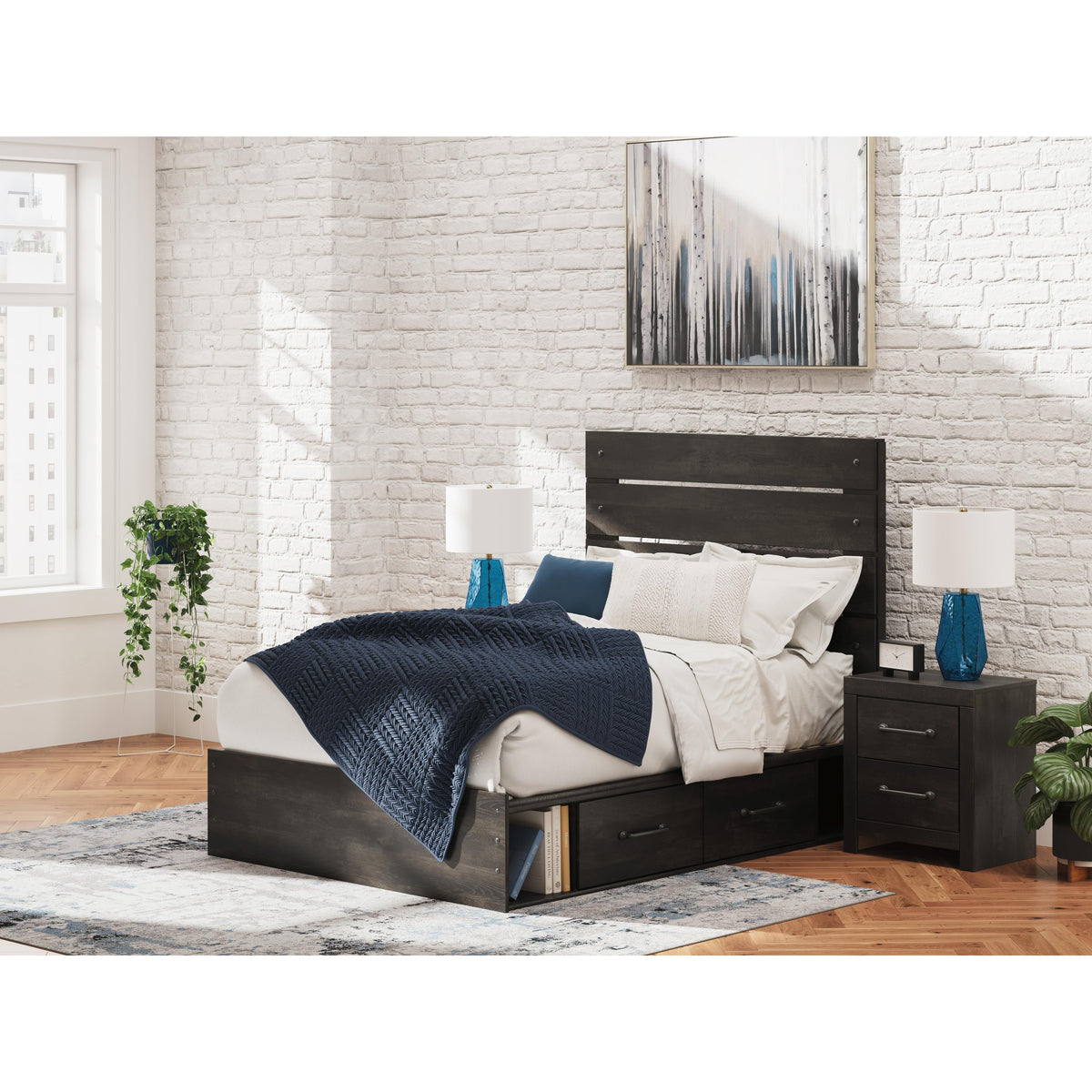 Signature Design by Ashley Hollivern PCB2108B16 Full Panel Bed with Storage IMAGE 7