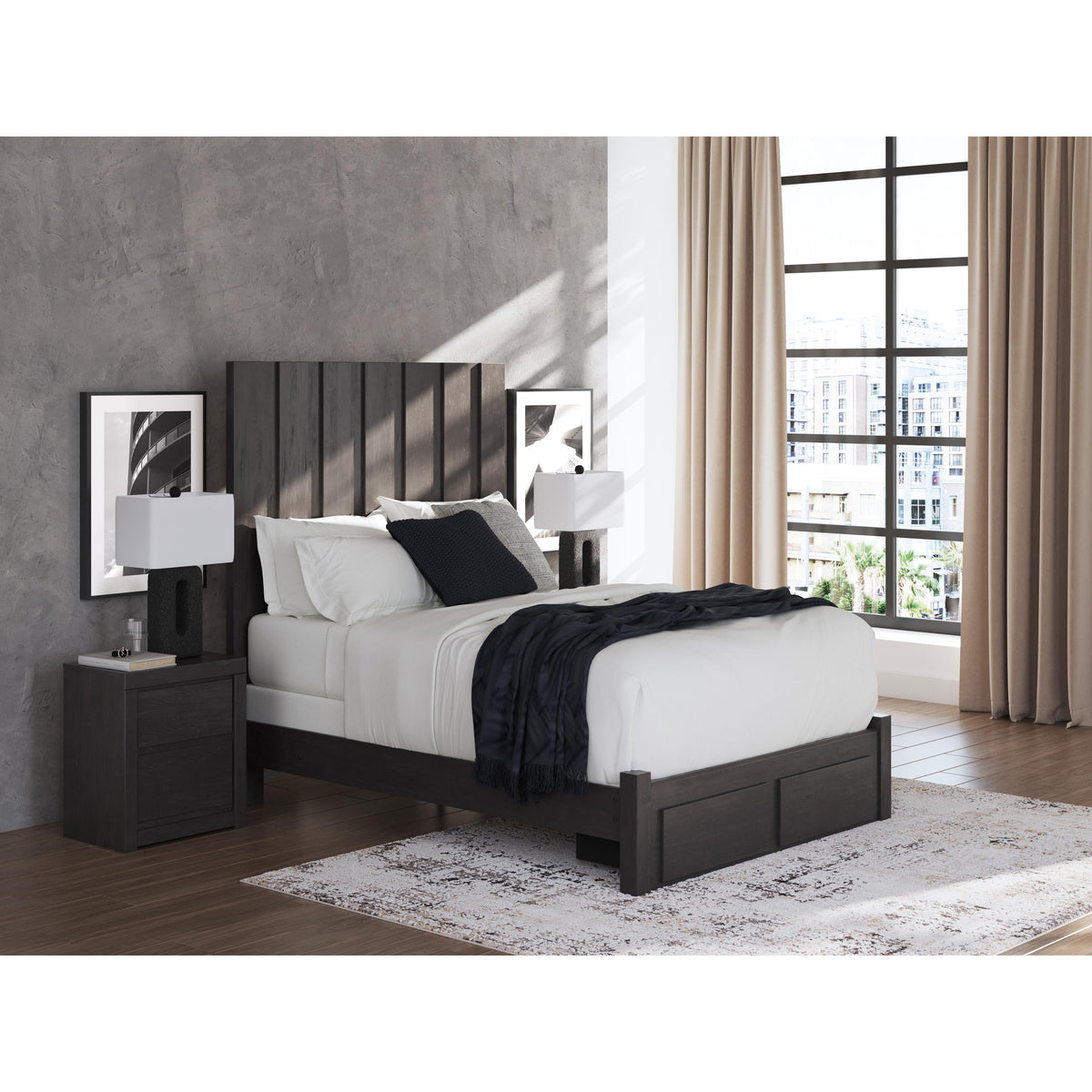Signature Design by Ashley Fraluna PCB3370B4 Queen Panel Storage Bed IMAGE 7